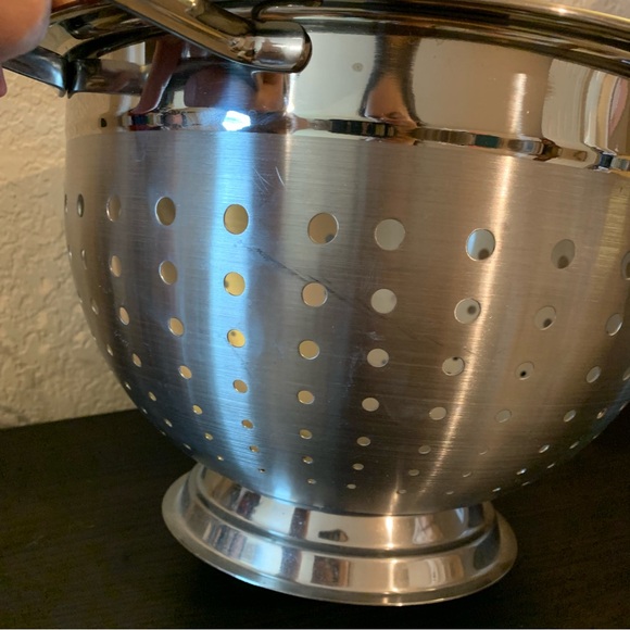 LARGE 8 quart stainless steel fabrique rn coree colander - Picture 10 of 10